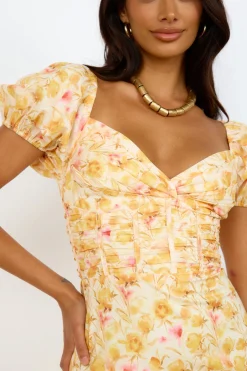 Brunch Dresses|Casual Dresses>Hello Molly April Dreams Dress Yellow