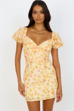 Brunch Dresses|Casual Dresses>Hello Molly April Dreams Dress Yellow
