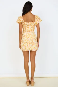 Brunch Dresses|Casual Dresses>Hello Molly April Dreams Dress Yellow