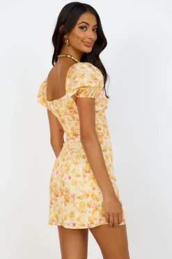 Brunch Dresses|Casual Dresses>Hello Molly April Dreams Dress Yellow