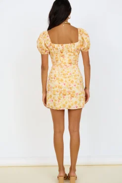 Brunch Dresses|Casual Dresses>Hello Molly April Dreams Dress Yellow