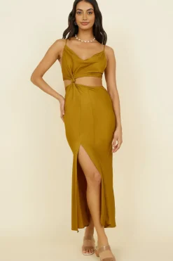 Wedding Guest Dresses|Formal Dresses>Hello Molly Artemis Midi Dress Brown