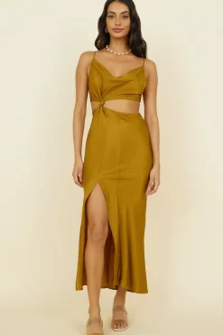 Wedding Guest Dresses|Formal Dresses>Hello Molly Artemis Midi Dress Brown