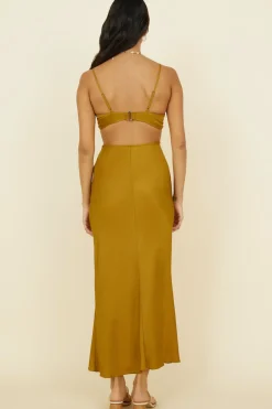 Wedding Guest Dresses|Formal Dresses>Hello Molly Artemis Midi Dress Brown