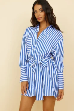 Vacation Dresses|Spring Break Dresses>Hello Molly Aruba Island Dress Blue