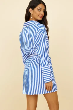 Vacation Dresses|Spring Break Dresses>Hello Molly Aruba Island Dress Blue