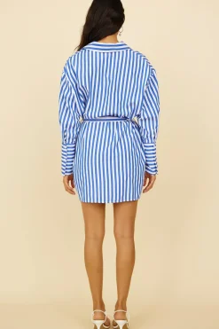 Vacation Dresses|Spring Break Dresses>Hello Molly Aruba Island Dress Blue