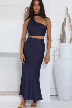 Skirts|Skirt And Top Sets>Hello Molly Astraea Maxi Skirt Blue