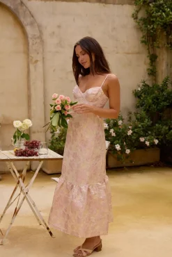 Wedding Guest Dresses|Formal Dresses>Hello Molly Aurora Aline Maxi Dress Pink