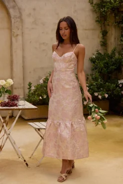 Wedding Guest Dresses|Formal Dresses>Hello Molly Aurora Aline Maxi Dress Pink
