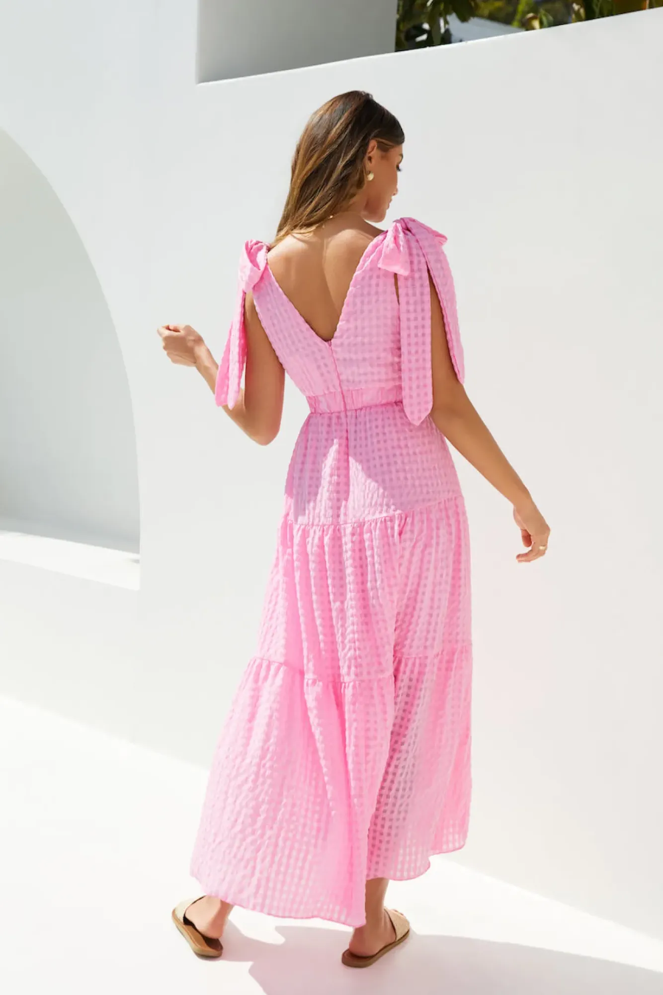 Wedding Guest Dresses|Cocktail Dresses>Hello Molly Aurora Glow Pink Maxi Dress