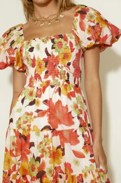 Vacation Dresses|Brunch Dresses>Hello Molly Autumn Dreams Maxi Dress Floral