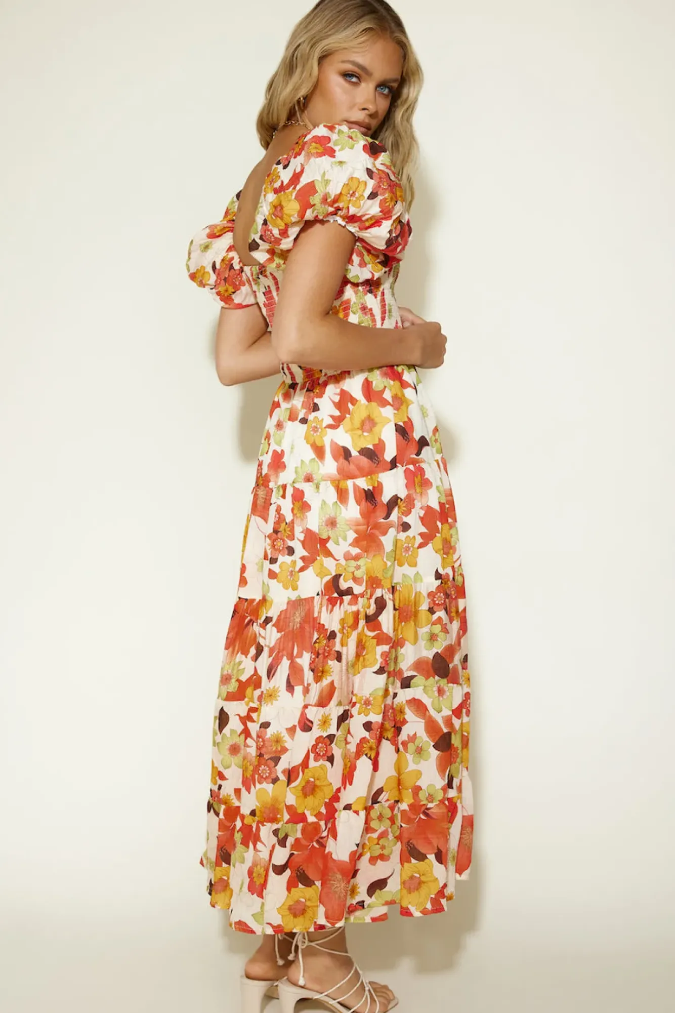 Vacation Dresses|Brunch Dresses>Hello Molly Autumn Dreams Maxi Dress Floral