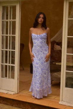 Wedding Guest Dresses|Formal Dresses>Hello Molly Azure Oasis Maxi Dress Blue
