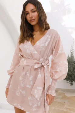 Vacation Dresses|Spring Break Dresses>Hello Molly Back From Vacation Mini Dress Beige