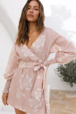 Vacation Dresses|Spring Break Dresses>Hello Molly Back From Vacation Mini Dress Beige