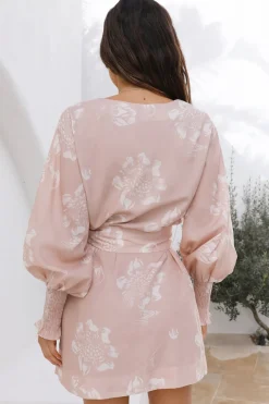 Vacation Dresses|Spring Break Dresses>Hello Molly Back From Vacation Mini Dress Beige