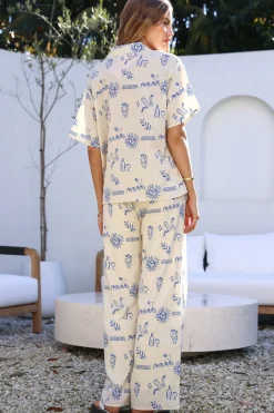 Pants|Shirts>Hello Molly Back To Greece Set Beige