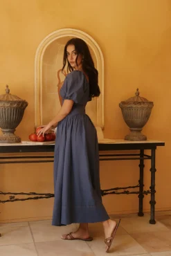 Wedding Guest Dresses|Formal Dresses>Hello Molly Bambi Blue Maxi Dress Navy