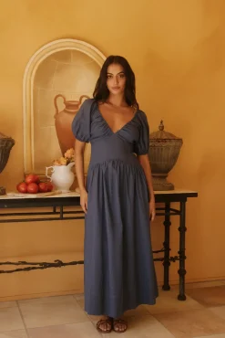 Wedding Guest Dresses|Formal Dresses>Hello Molly Bambi Blue Maxi Dress Navy