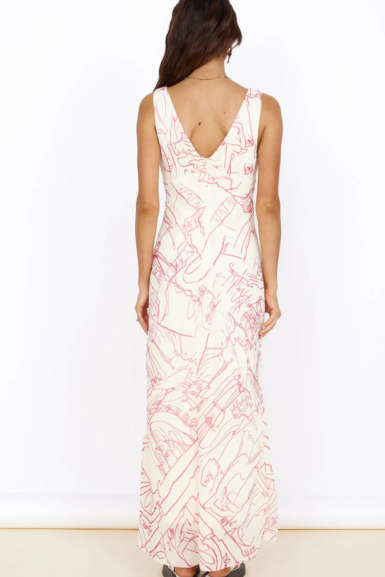 Formal Dresses|Date Night Dresses>Hello Molly Beach Bliss Maxi Dress Pink