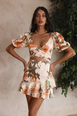Brunch Dresses|Summer Dresses>Hello Molly Beach Picnic Dress Nude