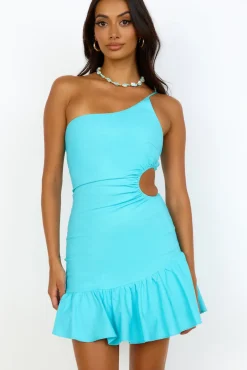 Cocktail Dresses|Date Night Dresses>Hello Molly Beachside Memories Dress Blue