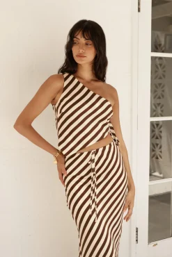 Skirt And Top Sets>Hello Molly Beach Umbrella Set Brown