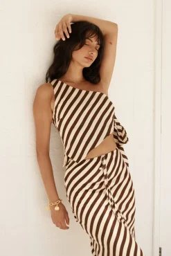 Skirt And Top Sets>Hello Molly Beach Umbrella Set Brown