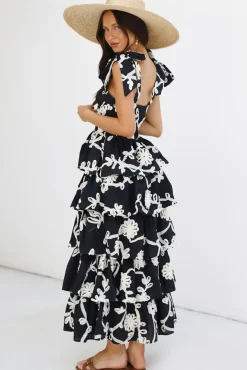Wedding Guest Dresses|Cocktail Dresses>SOFIE THE LABEL Beauty Of You Maxi Dress Black
