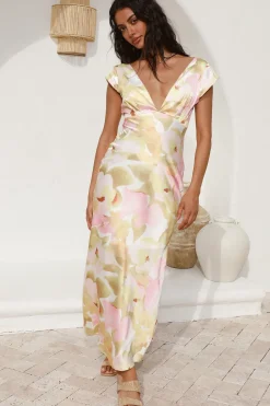 Cocktail Dresses|Vacation Dresses>Hello Molly Be Back Soon Maxi Dress Pink