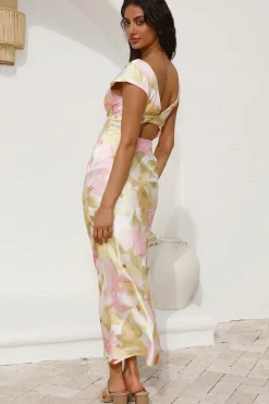 Cocktail Dresses|Vacation Dresses>Hello Molly Be Back Soon Maxi Dress Pink