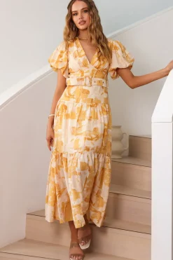 Brunch Dresses|Casual Dresses>Hello Molly Because Of You Maxi Dress Orange