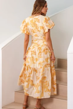 Brunch Dresses|Casual Dresses>Hello Molly Because Of You Maxi Dress Orange