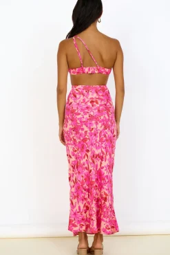 Vacation Dresses|Spring Break Dresses>Hello Molly Believe Me Maxi Dress Pink