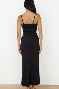 Date Night Dresses|Brunch Dresses>Hello Molly Belle Of The Ball Maxi Dress Black