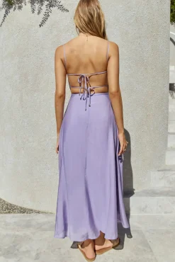 Cocktail Dresses|Vacation Dresses>Hello Molly Best Dressed Maxi Dress Purple