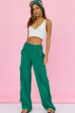 Pants>Hello Molly Be The Balance Pants Green