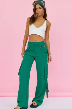Pants>Hello Molly Be The Balance Pants Green