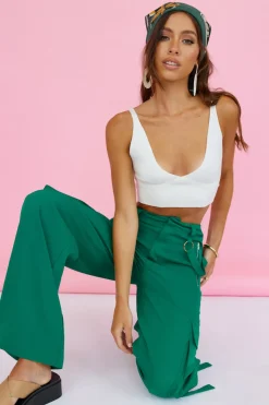 Pants>Hello Molly Be The Balance Pants Green