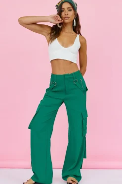 Pants>Hello Molly Be The Balance Pants Green