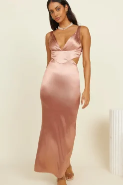 Bridesmaid Dresses|Maxi Dresses>Hello Molly Between Us Maxi Dress Brown