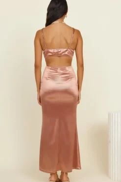 Bridesmaid Dresses|Maxi Dresses>Hello Molly Between Us Maxi Dress Brown