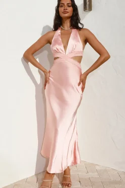 Wedding Guest Dresses|Formal Dresses>Hello Molly Between Us Maxi Dress Peach