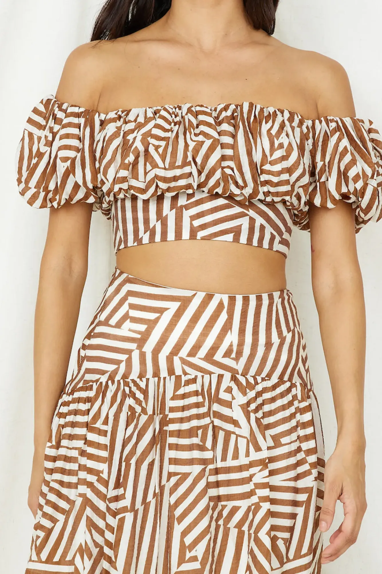 Skirts|Skirt And Top Sets>Hello Molly Blazing Sun Set Tan