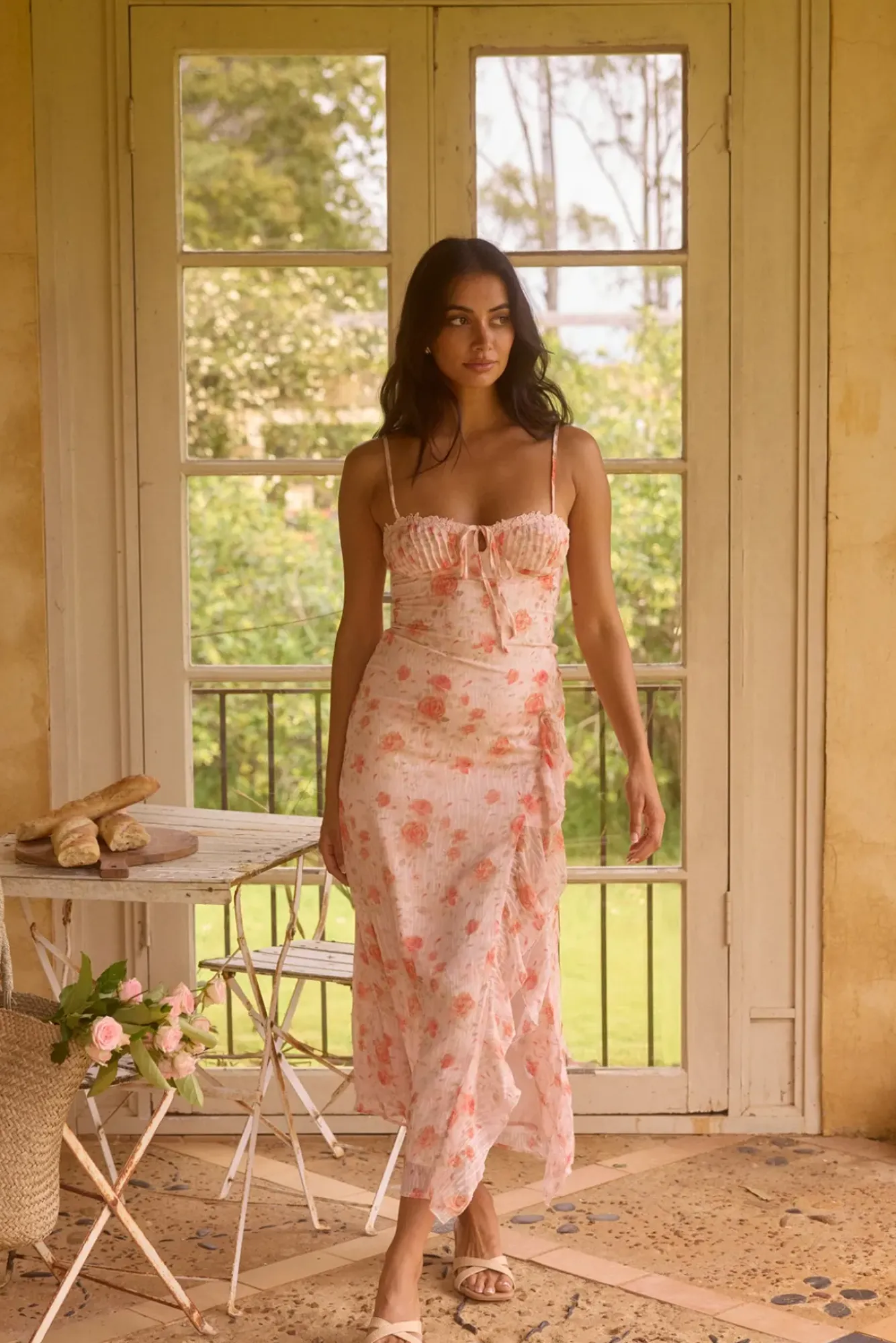 Wedding Guest Dresses|Date Night Dresses>Hello Molly Blossom Bliss Maxi Dress in Pink