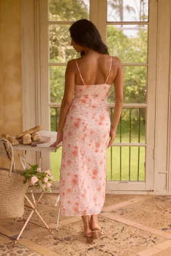 Wedding Guest Dresses|Date Night Dresses>Hello Molly Blossom Bliss Maxi Dress in Pink