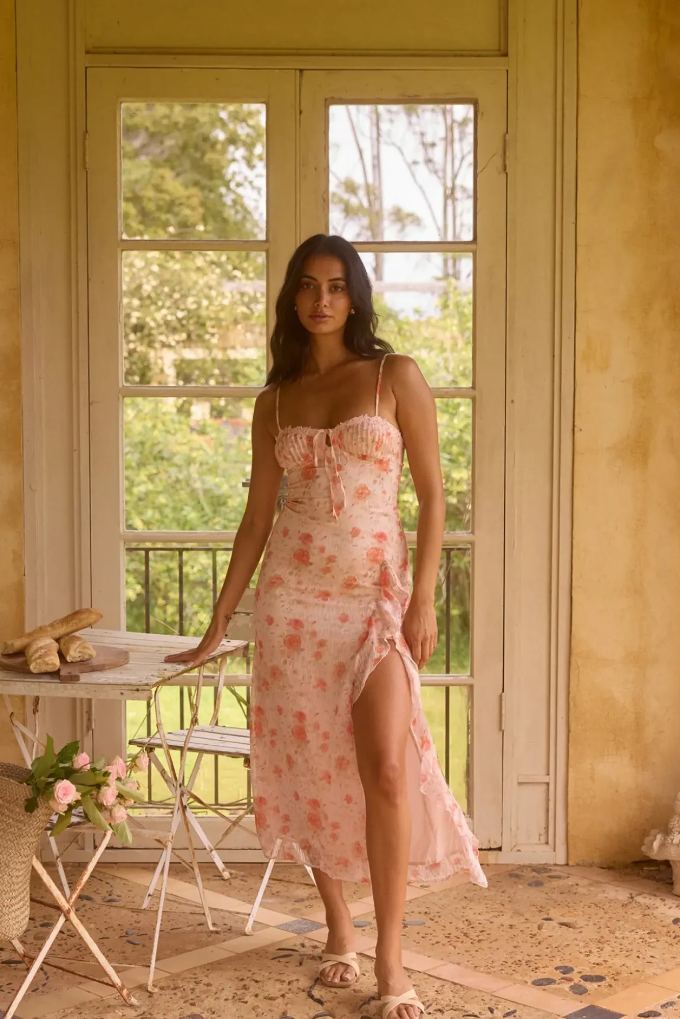 Wedding Guest Dresses|Date Night Dresses>Hello Molly Blossom Bliss Maxi Dress in Pink