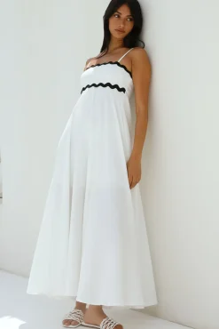 Vacation Dresses|Spring Break Dresses>Hello Molly Blowing Away Maxi Dress White