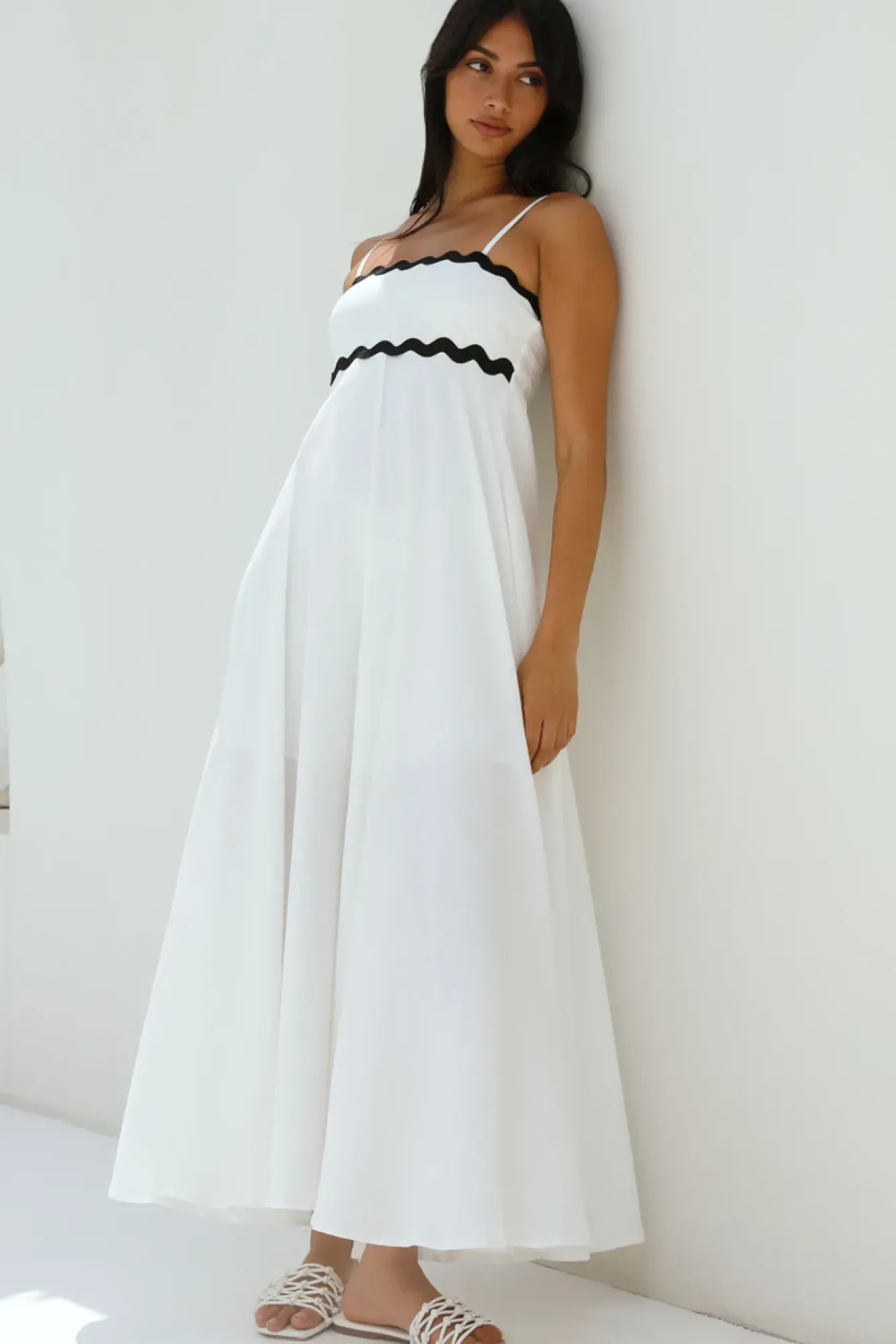 Vacation Dresses|Spring Break Dresses>Hello Molly Blowing Away Maxi Dress White